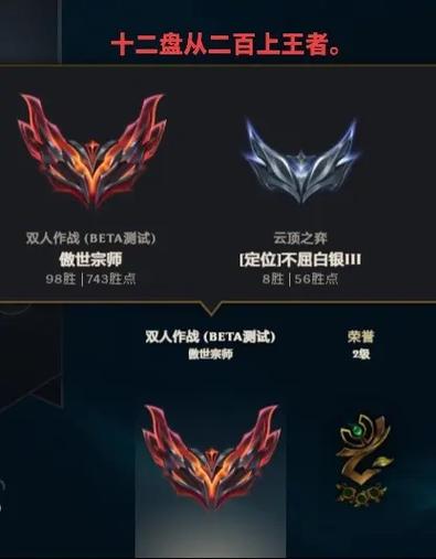 云顶之弈的段位