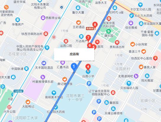 铁西区地图全图