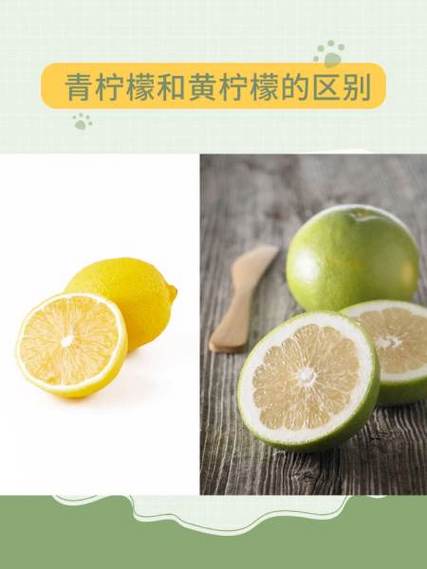 黄柠檬和青柠檬的功效区别是什么
