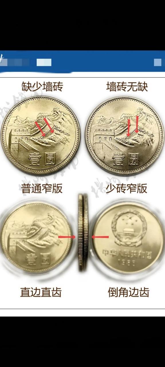 长城币1980一1985价格表