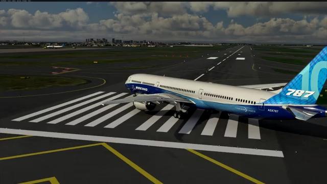 波音787模拟飞行