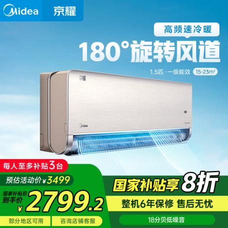 美的空调防直吹和eco
