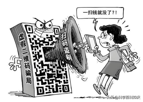 扫二维码付款会有风险
