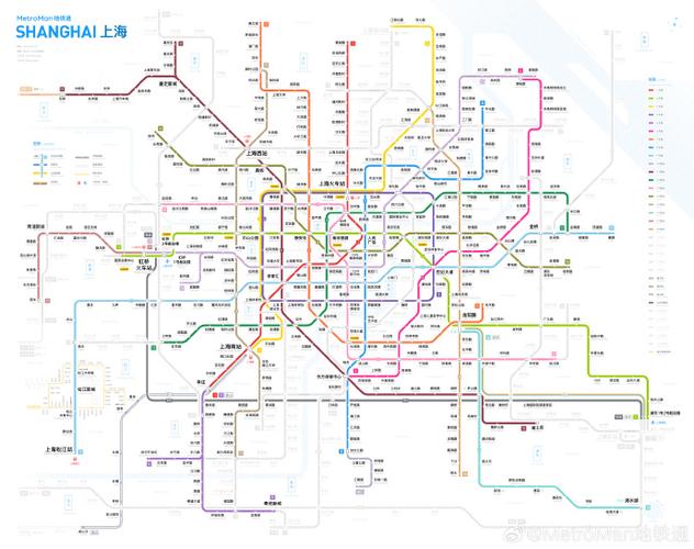 上海地铁交通路线