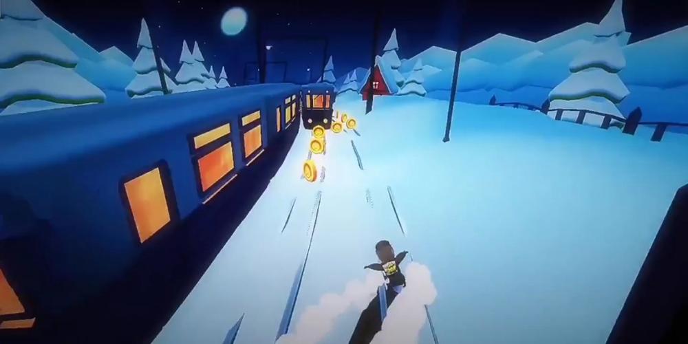 地铁跑酷圣彼得堡(雪地)扫雪版
