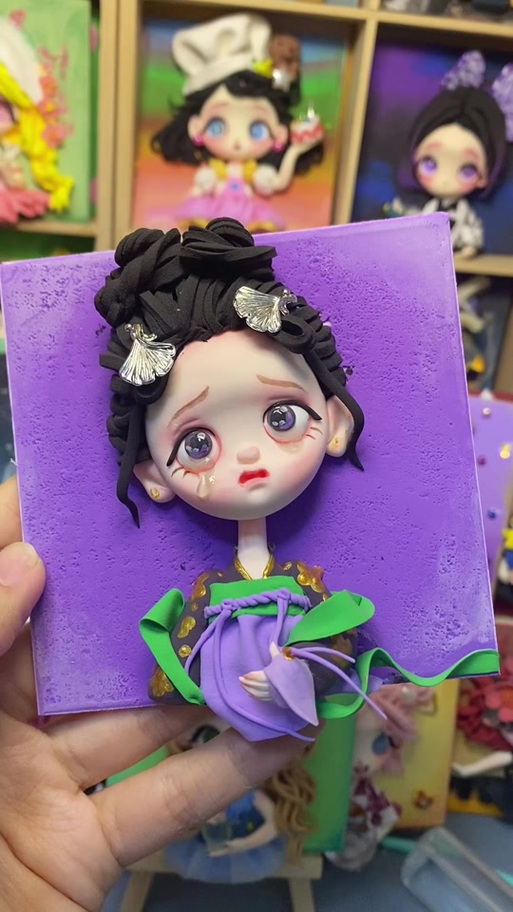 超轻粘土表情包作品图片大全
