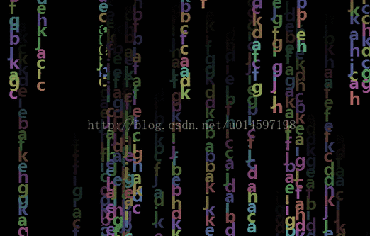 html字体颜色动态变色
