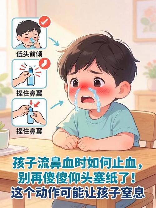 孩子流鼻血怎么处理 孩子流鼻血怎么处理