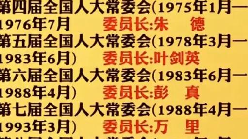 委员长排第几