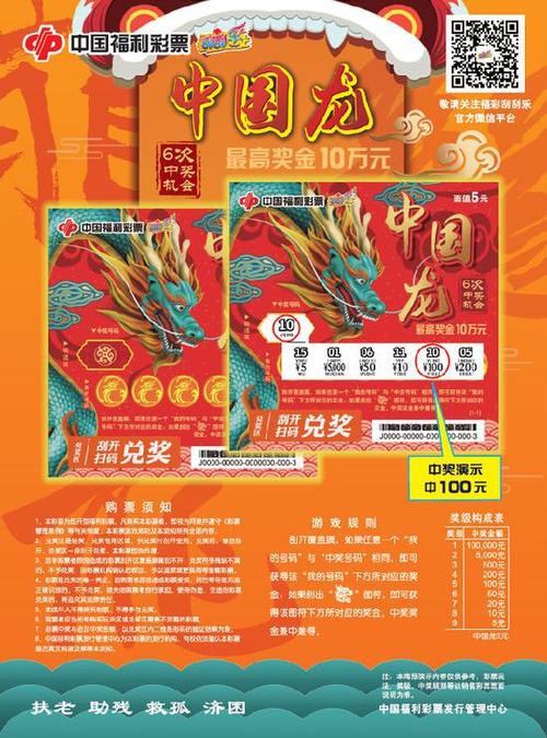 中国龙刮刮乐中奖概率编号