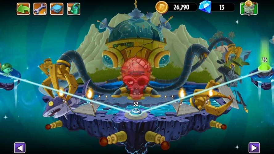 pvz2巨浪沙滩无限钻石破解版