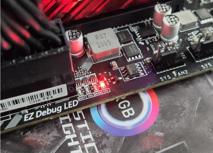 微星主板自检灯cpu