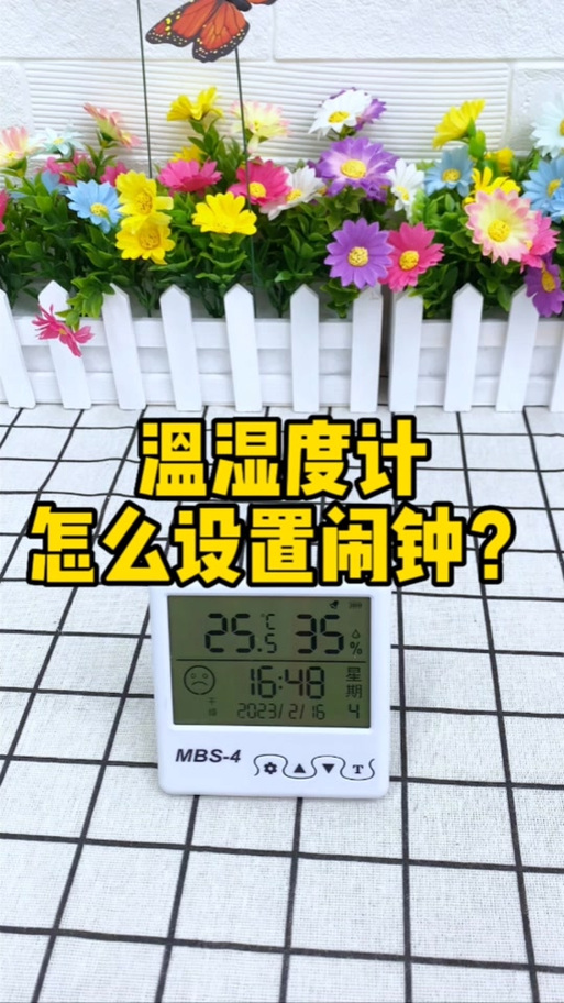 志高温度计闹钟设置