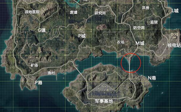 和平精英地图图片截图2