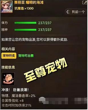 dnf至尊宠物升级截图3
