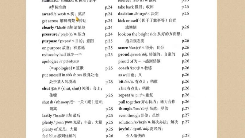 八下英语单词朗读第二单元
