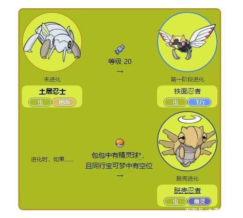 宝可梦土居忍士进化截图3