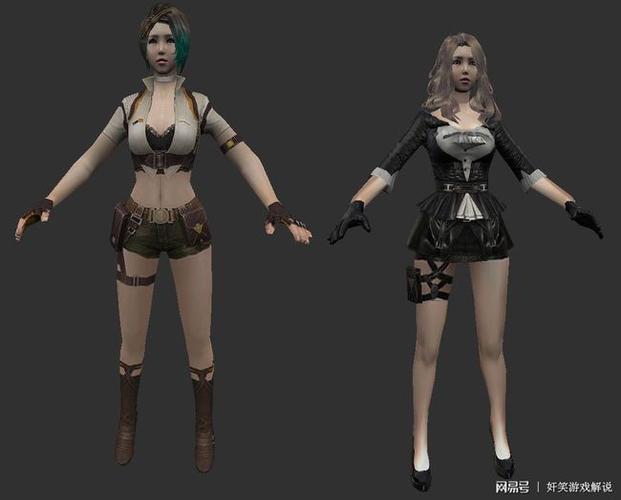穿越火线女角色3d模型