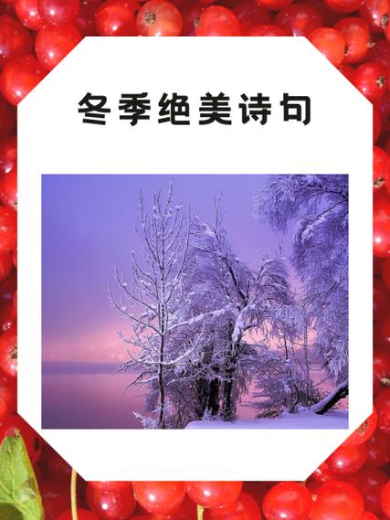 赞美冬日阳光明媚诗句