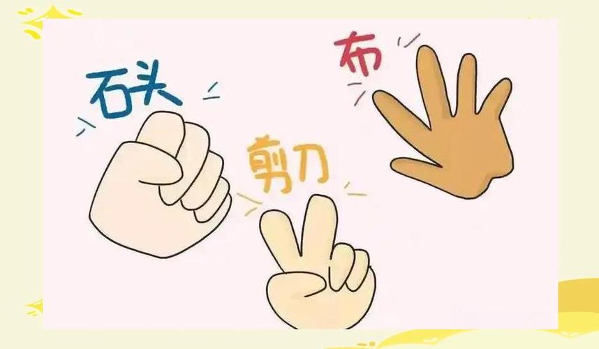 石头剪刀布一把剪刀一块石头
