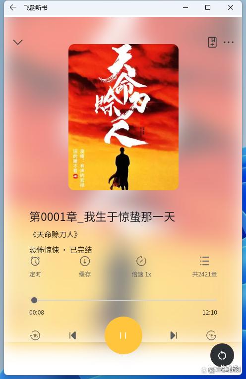 飞韵听书纯净版截图2