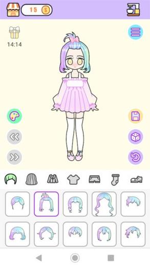 粉彩女孩换装游戏 粉彩女孩换装游戏