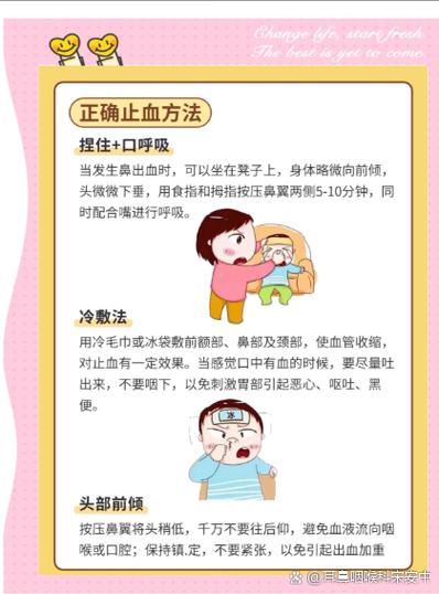 紧急止鼻血的方法 紧急止鼻血的方法
