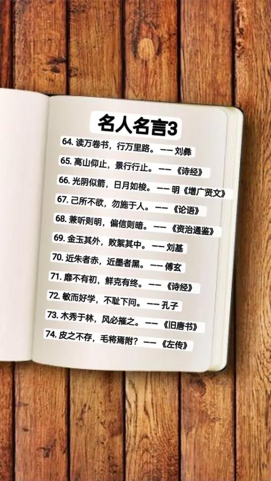 名人名言100句摘抄截图2