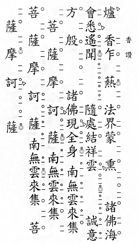 《香赞》全文原文