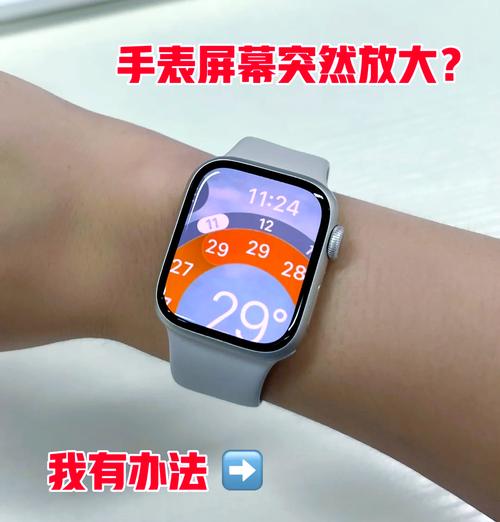 苹果手表锁屏放大了怎么恢复正常