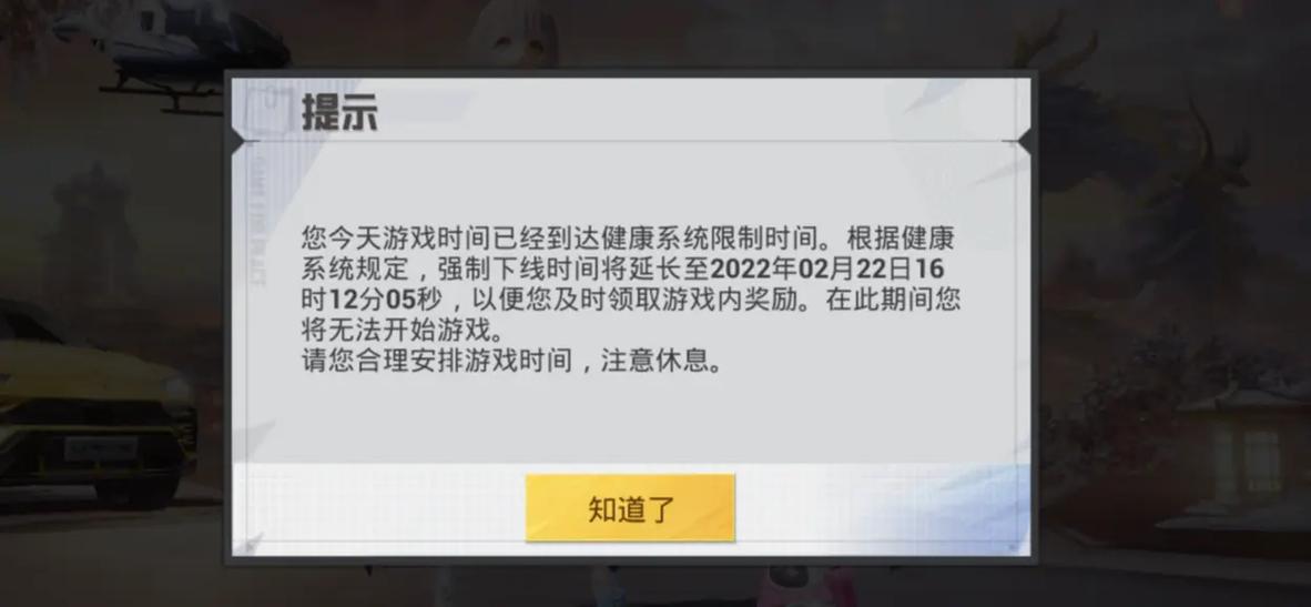 和平精英未成年有什么限制截图2