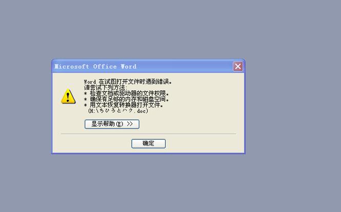 为什么电脑打不开文档