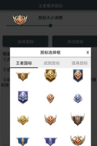 王者荣耀国服标志悬浮窗软件截图1