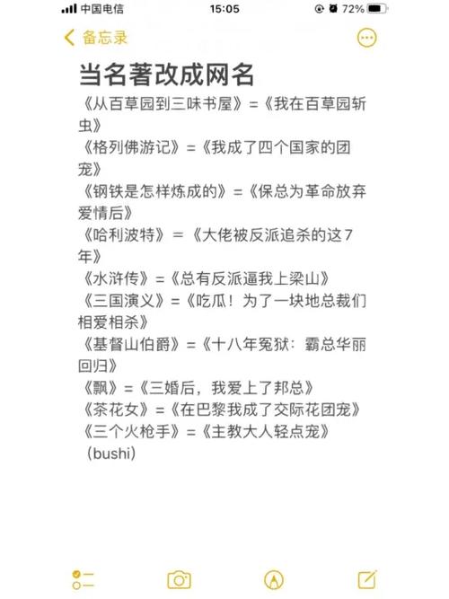 名著改成网络小说名 名著改成网络小说名