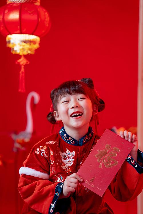 小孩收到红包的心情