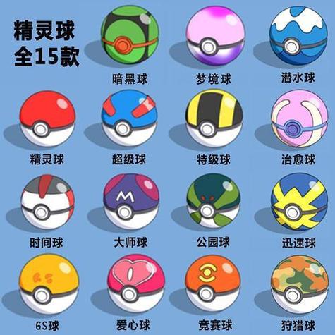 宝可梦精灵球种类截图3