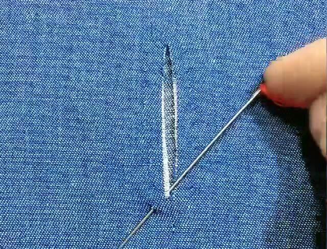 缝衣服隐形针法 缝衣服隐形针法