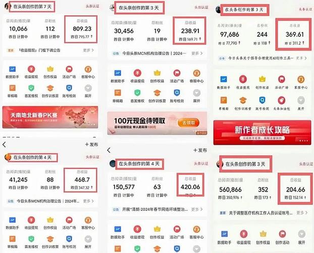 今日头条收益是怎么计算的