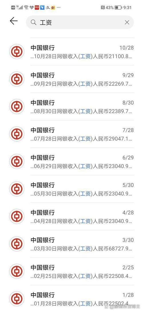 中国银行待遇截图2