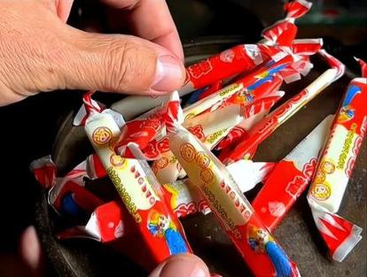 80后小时候吃的长条糖