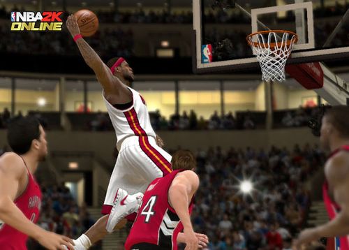 nba2kol2原地扣篮