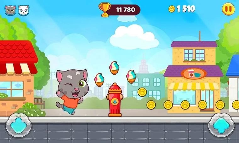 汤姆猫快跑无限金币钻石版下载截图3