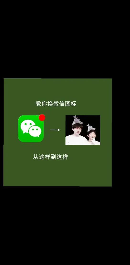 微信图标怎么变成绿色