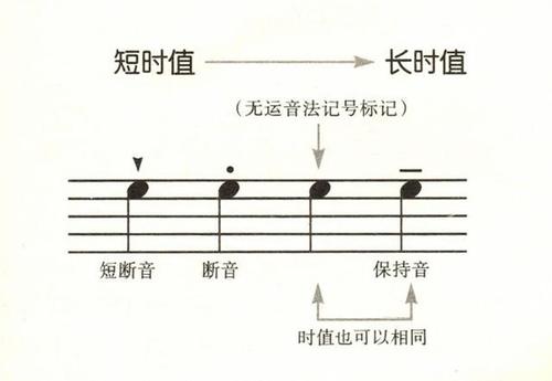 顿音记号和跳音的区别