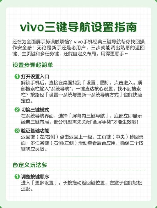 三键导航设置方法