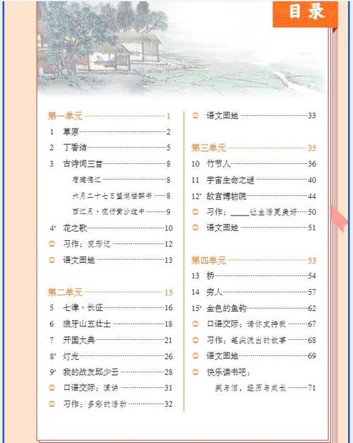 小学1-6年级电子课本