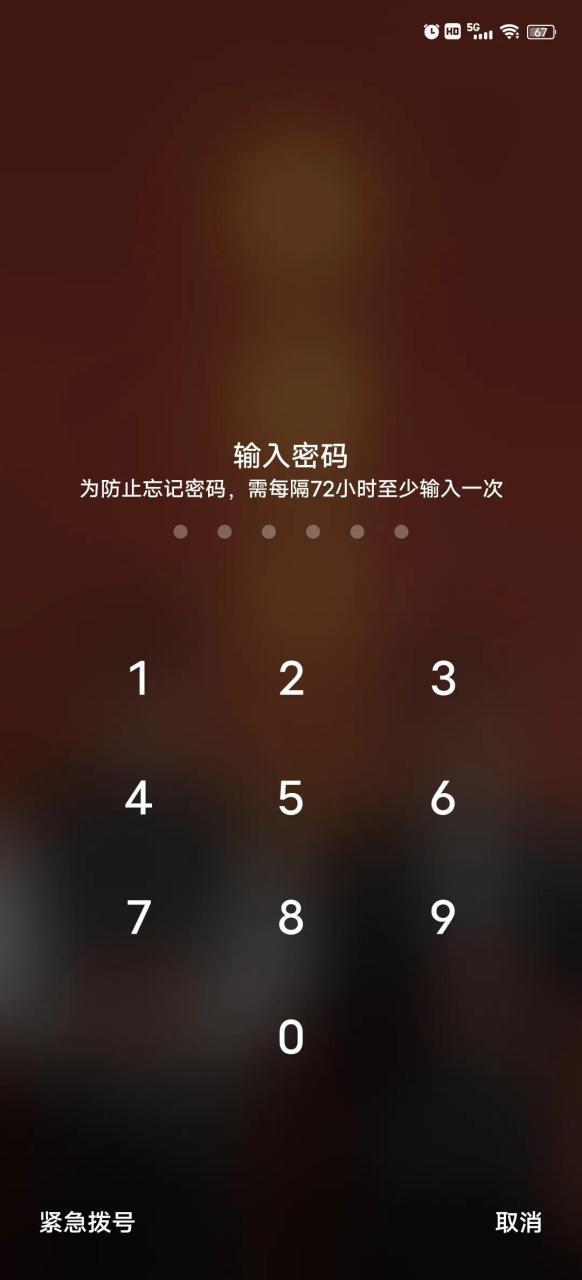 怎么设置72小时输入一次密码