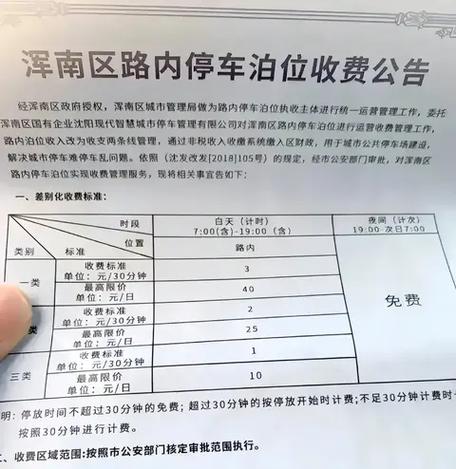 路边停车位停车不交费
