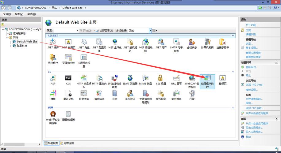 本地iis网站无法访问
