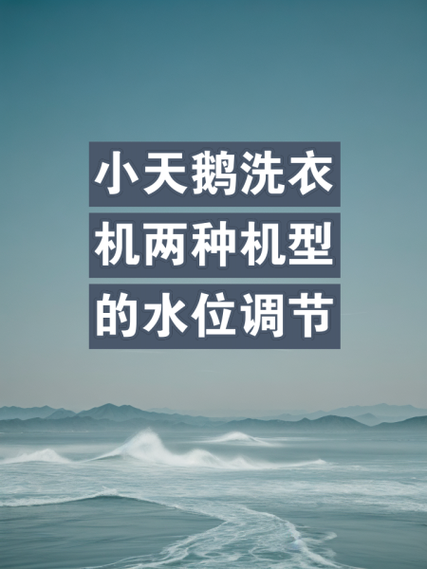 洗衣机水位怎么调